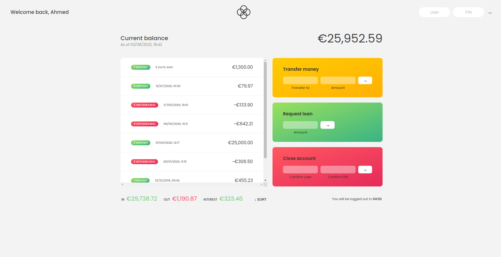 Bankist Landing Page